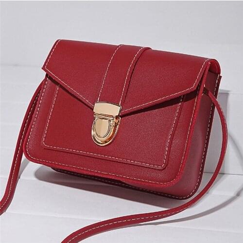 Fashion Shoulder Bags Leather Shoulder Messenger Bag For Girl Ladies Phone Purse Small Crossbody Bags For Women 2020