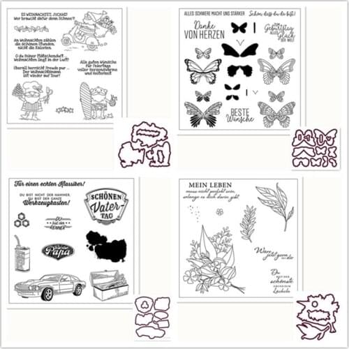 German Metal Cutting Dies DIY Scrapbooking Die Cut Paper Card Make Stencil Craft Mold Model Decor 2021 New Dies