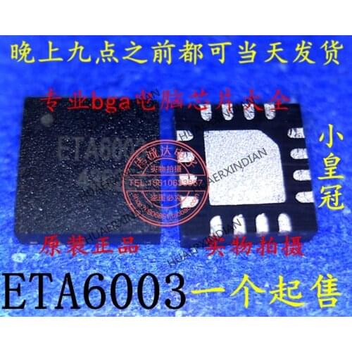 1Pieces new Original ETA6003 ETA QFN16 In stock real picture