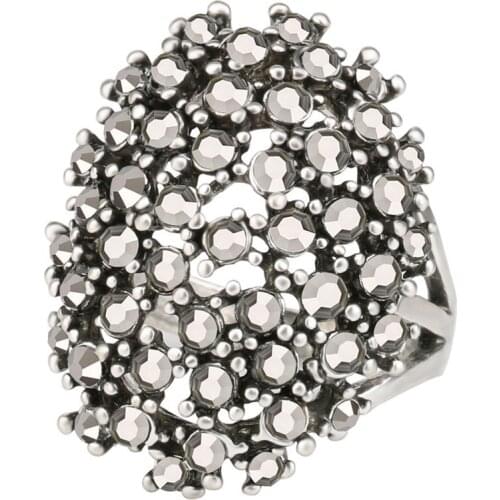 Wholesale Jewelry Wedding Engagement rings bague argent S femme Rings vintage rings jz233 punk anel bagues tendances anello