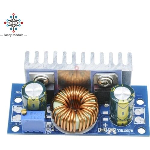 DC-DC Boost Converter 4.5V-32V to 5-42V 6A Non-isolated Step-Up Power Supply Module With Heat Sink Adjustable