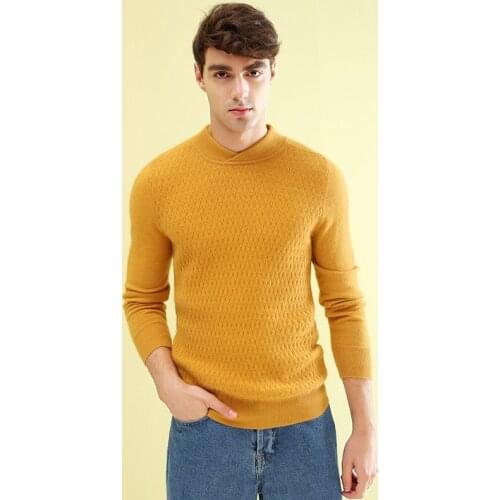 2018 New Autumn Winter Pullover Pure Color Cashmere Sweater