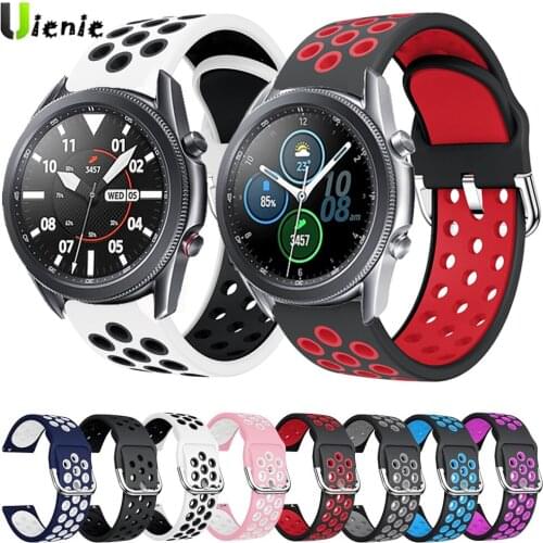 For Samsung galaxy watch 3 45mm 41mm Band Active 2 For Huawei Watch GT 2 Honor magic Watch 2 Strap Silicone Bracelet Watchband