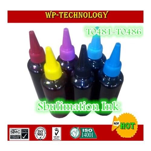 Sublimation refill ink specialized suit for Epson T0481 - T0486 ,suit for R200 R220 R300 R300M R320 RX500 RX600 RX620 ,100ML