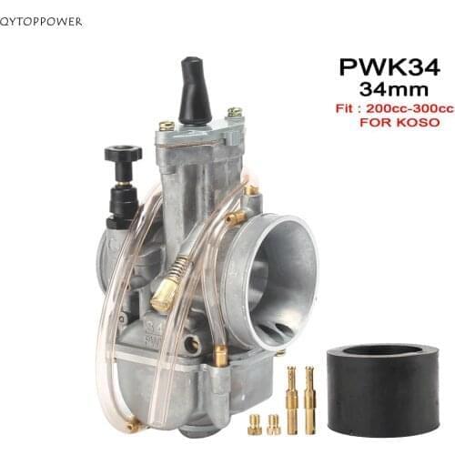 Universal 28mm 30mm 32mm 34mm 2T 4T PWK Motorcycle Carburetor For Mikuni Koso