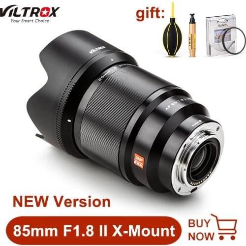 VILTROX 85mm F1.8 Mark II STM Auto Focus Fixed Lens for Fujifilm X-mount X-T3 X-H1 X20 X-T30 X-T20 X-T10 Camera lens