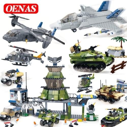 Military War Battle Tank Terrorist Armored Vehicle Car Model Building Blocks DIY Bricks Kits Kids Educational Toys Children Gift