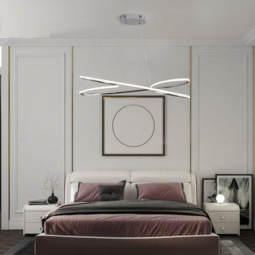Gold Chrome Plated Modern Led pendant lights for dining room kitchen room bar shop ceiling lamp 90-260V Free Shipping
