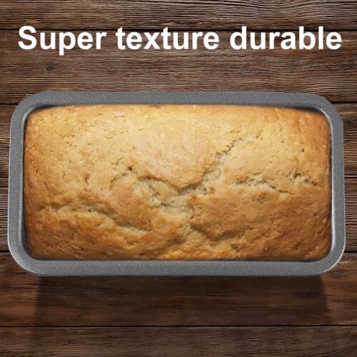 1pc Rectangular Loaf Pan Carbon Steel Non-Stick Bellows Cover Toast Box Mold Bread Mold Kitchen Eco-Friendly Baking Tools