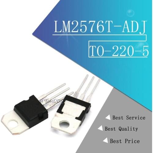 10pcs/lot LM2576T-ADJ LM2576 TO-220-5