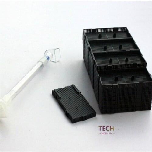 32 Pieces of 14*7*1.5CM Undergravel Filters Bottom Plates for Aquarium Fish Tank with Air Stone Extendable Water Pipe