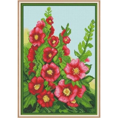 Malvie Flowers Full Drilling Diamond Embroidery Flower DIY Diamond Painting Full Square/Round Picture of Rhinestones Icons 5D