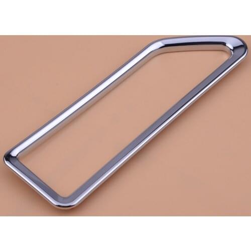 Car Chrome Plated Gear Shift Panel Storage Box Position Cover Trim fit for Jeep Patriot Compass 2011- 2014 2015 2016 2017