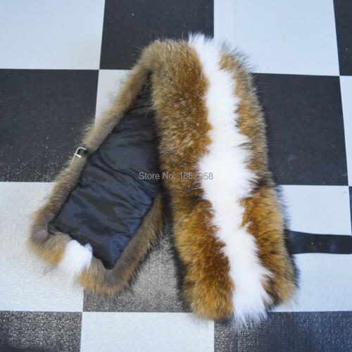 China Mainland Free Shipping SJ703 2019 Natural Color Top Quality Natural Raccoon Color Girls Cape