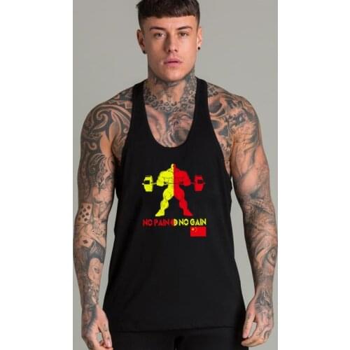 Bodybuilding Men Summer Fitness body building Tank Top mens fashion Brand gyms clothing Loose cotton sleeveless shirts