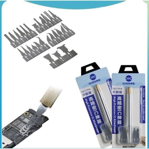 SS-101A BGA IC Chip Removal Blade Set Mobile Phone Computer Repair CPU Hand Tool Multi-function Sculpture Degumming Blade