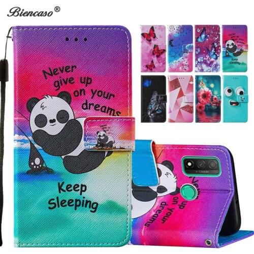 Cat Butterfly Flower Pattern Cases For OPPO A7 A5S A12 Realme 5 C3 6i VIVO Y17 Y15 Y12 U10 Y11 Card Slot Wallet Flip Back Cover