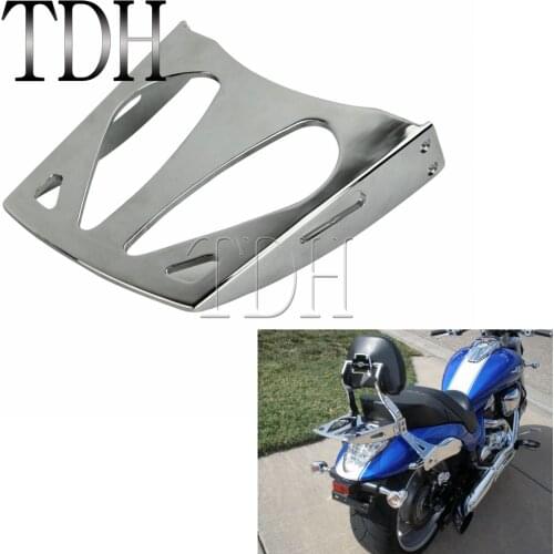 Motorcycle Chrome Cobra Sissy Bar Rear Luggage Rack For Suzuki M109R 2006-2016