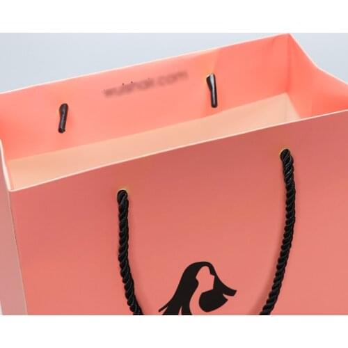 Custom Design Shopping Paper Bags With Your Own Logo,Colorful Printing Paper bags with flat and twisted handles --XP2035