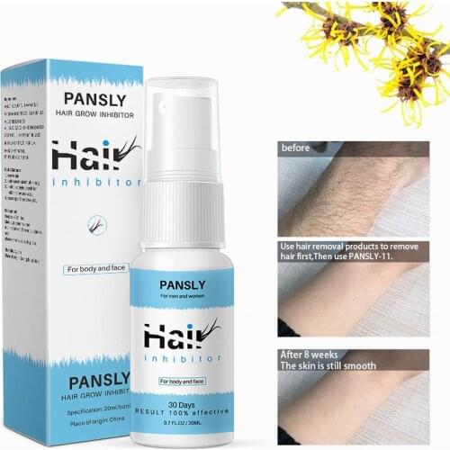 Hair Growth Inhibitor Spray Weaken Delay Hair Regrowth Growth Nourish Smooth Avoids Dry Skin Non-Irritating Hair Removal Sprays