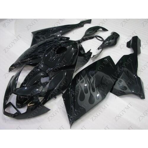 Body Kits K 1200S 2005 - 2008 Black Frmae Fairing for BMW K1200S 05 06 Plastic Fairings K 1200 S 2005
