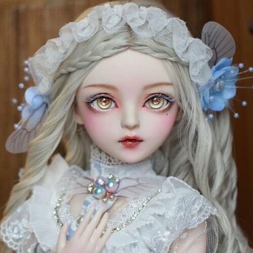 Bebe reborn bjd ball jointed Doll gifts for girl Handpainted makeup fullset Lolita/princess doll with clothes BUTTERFLY FAIRY