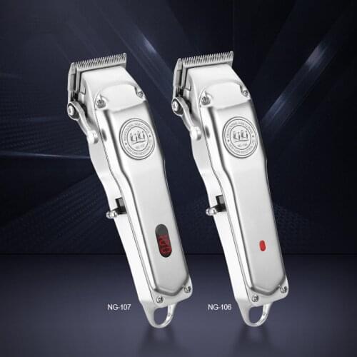 LCD Metal Electric Hair Trimmer Rechargeable Hair Clipper Haircut Machine Oil Head Hair Clippers Men Cordles Barber Professional