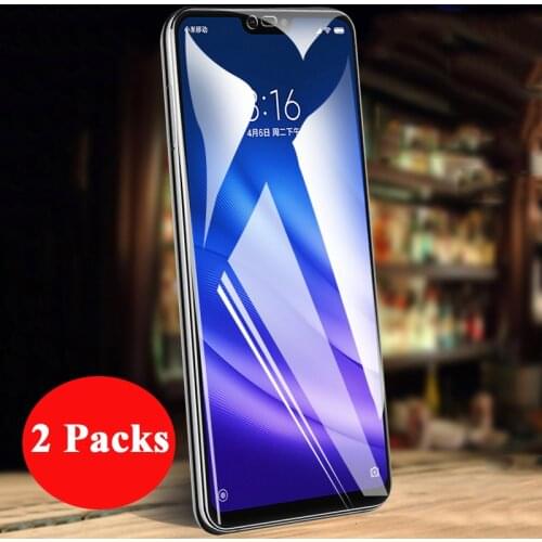 MUCHI 2 Packs Full Tempered Glass For Xiaomi Mi 8 Lite Screen Protector Explosion-Proof Film For Xiaomi Mi 8 Mi8 Lite Glass