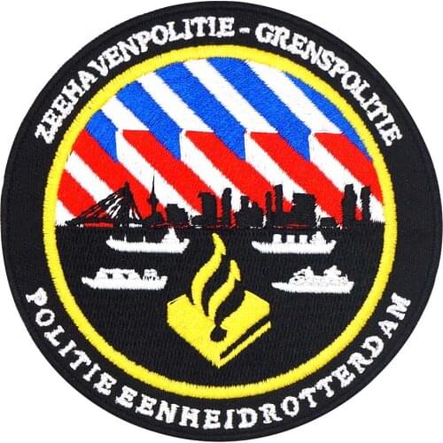 POLITIE TACTICAL SAMURAI ARMY Embroidered Patches Clothes Stickers Apparel Accessories Badge