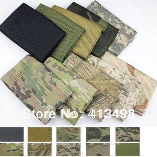 New Military 150*46cm Tactical Scarf face veil hunting airsoft Camping ski multi prupose scrim scarves free shipping