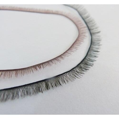 20pcs/lot 20x5mm/20x8mm black/coffee color toy eyelash for toy eyes finding--color option