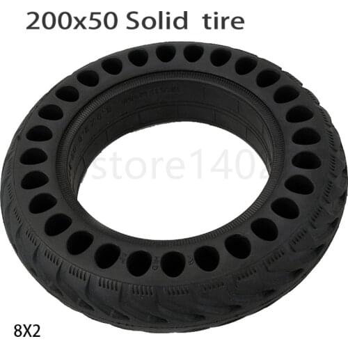 Tire 200x50 Solid Tire 8x2T Brushless Motor Honeycomb Solid Tire 8 Inch Non-pneumatic Tire