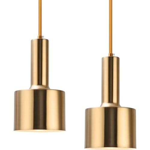 Nordic Iron Pendant Lamp Luxury Golden Ceiling Lamp Pendant Light For Living Room Clothing Shop Aisle Restaurant Decorative Lamp