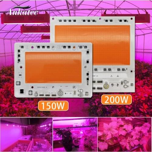 LED Grow , led cob full spectrum, COB CHIP, 150w, 200W ,AC220V, Light module,indoor led full spectrum 380-840NM，free shipping
