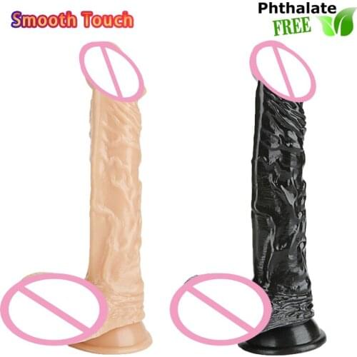 Thick Big Dildo Suction Cup Realistic Dildo Sex Toys For Women Artificial Penis Clear Veins Big Erotic Product