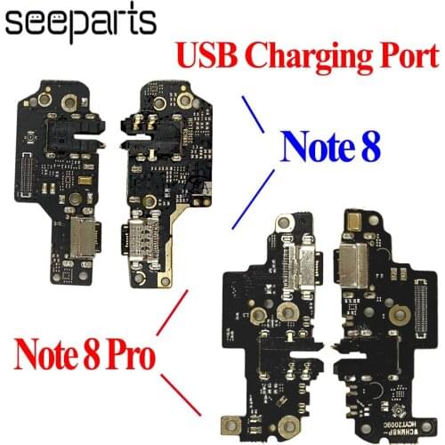 For Xiaomi Redmi Note 8 Pro Charging Connector Charger Port Dock Plug Connector Board For Redmi Note 8 Charging Port Flex Cable