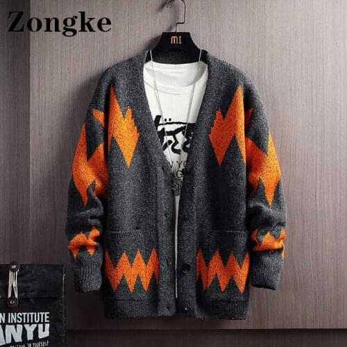 Мужские кардиганы Zongke China At AliExpress