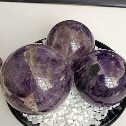1pc Natural amethyst stone quartz crystal ball beautiful purple quartz healing crystal