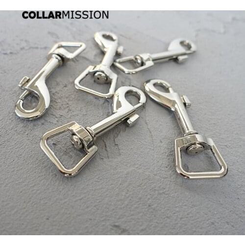 20pcs/lot Metal hook buckle dog leash handbag luggage strap hardware 15mm diy pet products accessory Swivel Clasp PK15Y