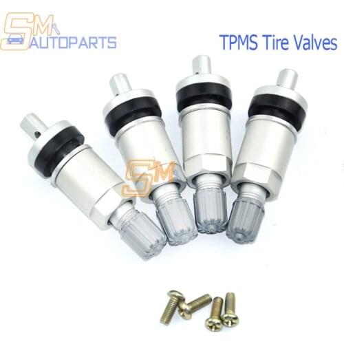 4 pcs/lot Aluminum TPMS Tire Valves for BUICK Alloy Tubeless Valve for Tyre Pressure Monitor System Sensor Valve Stem Repair Kit