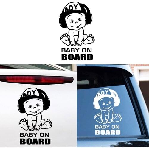 Free Shipping Baby On Board Funny Car Sticker And Decal Cars Window Decoration Stickers Motorcycle Accessories