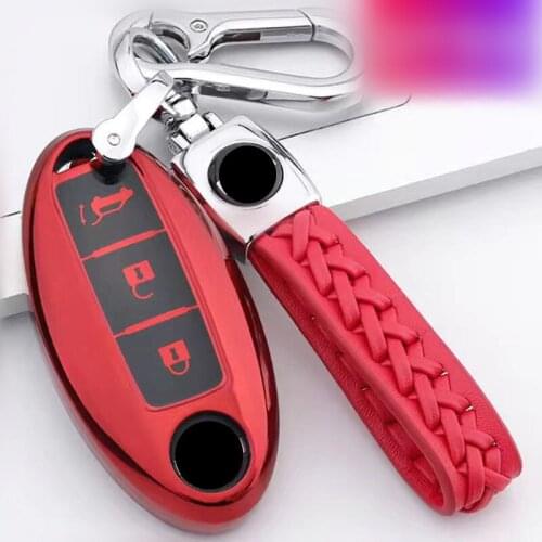 For Nissan Juke Sylphy Altima Murano Note Patrol Qashqai J11 J10 Tiida X-trail T32 Colorful TPU Remote Key Cover Accessories