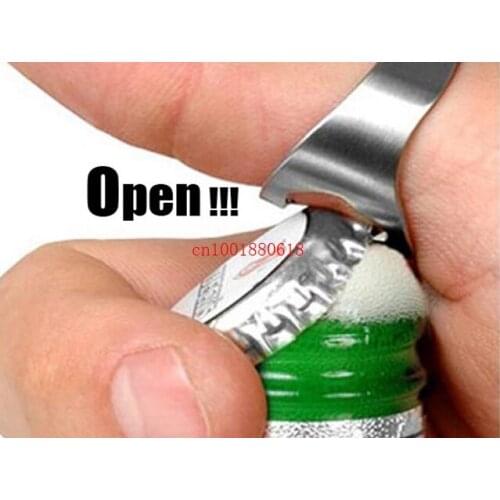 Fedex DHL Free Shipping Stainless Steel Finger Ring Ring-Shape Beer Bottle Opener For Beer Bar Tool 22mm Size R01 ,100pcs/lot