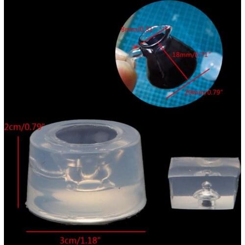 Handmade Coffee Pot 3D Silicone Resin Molds DIY Mini Coffee Maker Mould Coffee Party Art Craft Jewelry Making Tools