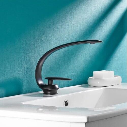 Basin Faucet Brass Sink Mixer Tap Hot & Cold Bathroom Deck Mounted Sink Faucet Gold Chrome Lavatory Crane Tap