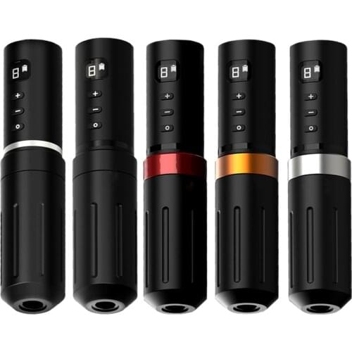 2021 New Wireless Tattoo Machine Pen Powerful Brushless Motor 1950mA/h Battery Pack Portable Professional Tattoo Equipment