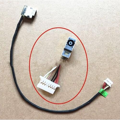 Laptop DC Power Jack Cable Charging Port Wire Cord For HP 17-BS TPN-W129 TPN-W130 17G-BR 17-AK 17Q-BU 17Q-BU Envy 17-AE
