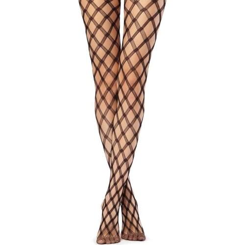 New Summer Sexy Women Tights Ultrathin Diamond Lattice Tights Women Hollow Out Woman Pantyhose Stockings Fishnet Collant Femme