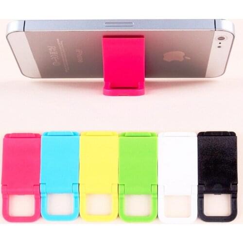 100X pcs/lot Wholesale Foldable Mini Mobile Cell Phone Stand Holder For HTC For iPhone 5/4/4S 6 7 Plus Samsung Xiaomi