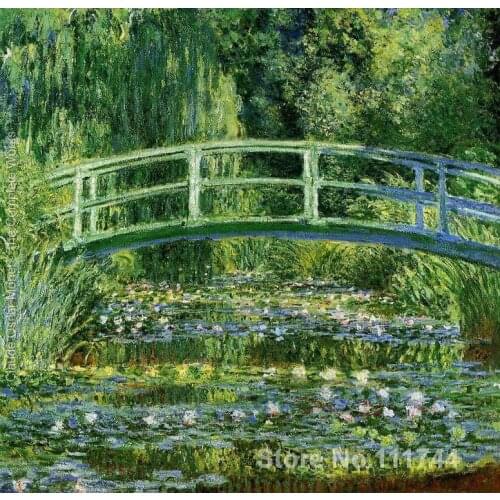 Artwork for home Water Lily Pond water irises Claude Monet paintings Hand painted High quality
